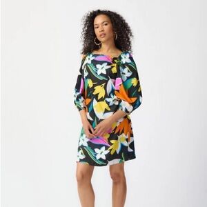 NWOT Joseph Ribkoff Size 14 Dress Joseph Ribkoff Floral Print Satin Dress